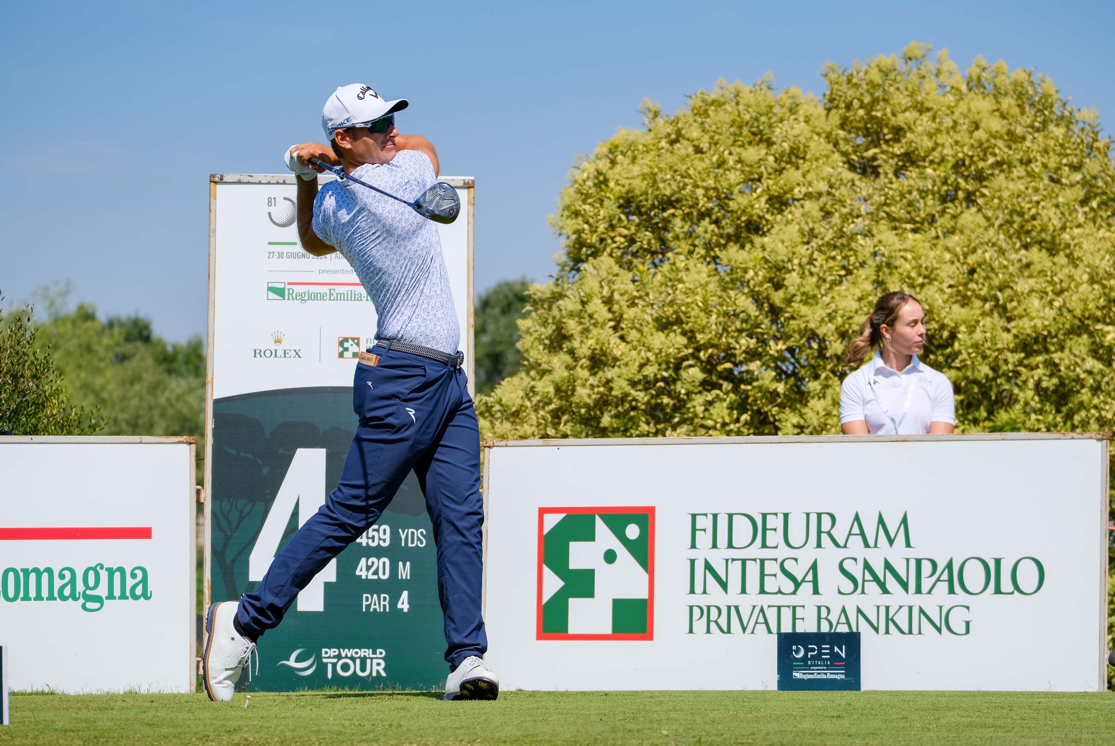 Il romano Andrea Pavan, leader dopo il primo round (FIG)